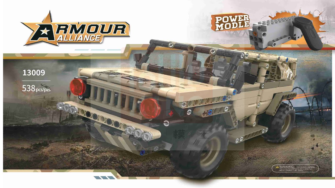 Mould King Instructions - Military Hummer - 13009