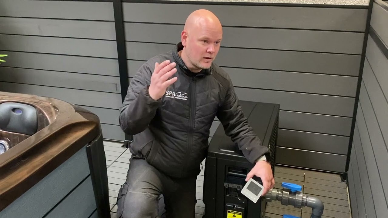 Varmepumpe 7.6 KW til dit udendørs spa