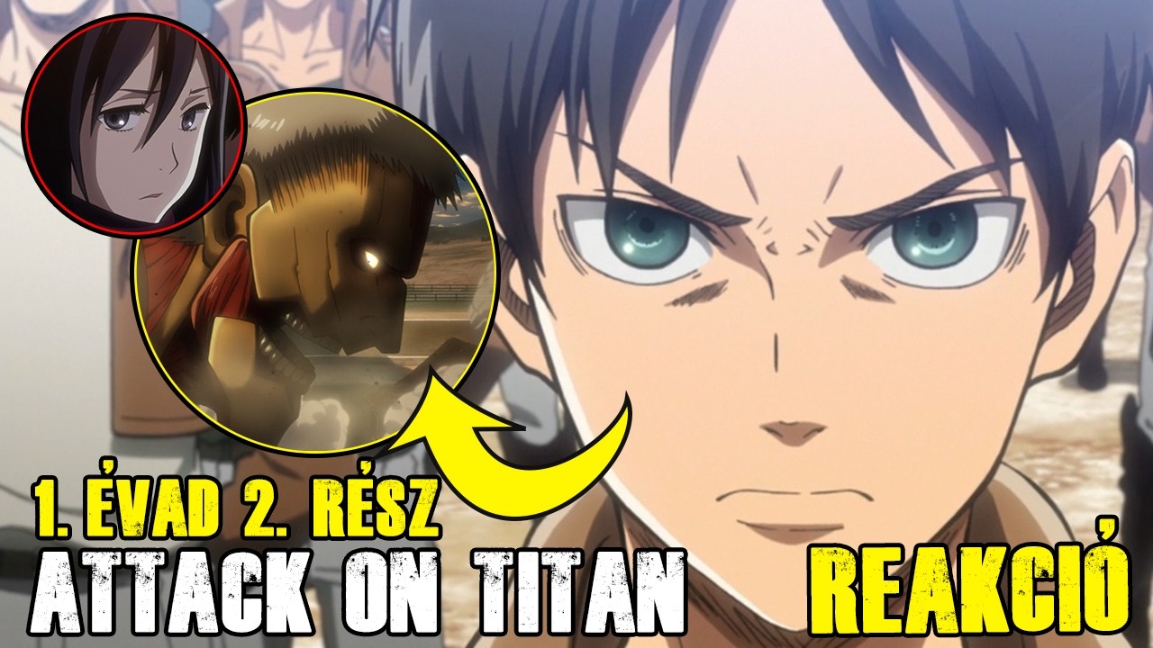 VANNAK INTELLIGENS TITÁNOK? | Attack on Titan 1. évad 2. rész reakció