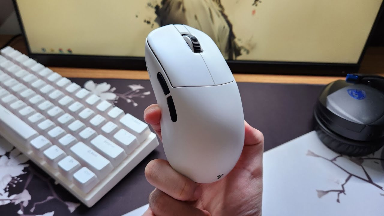 O Verdadeiro Melhor mouse do AliExpress, Switch óptico e Skates Puro PTFE - Fantech Helios 2