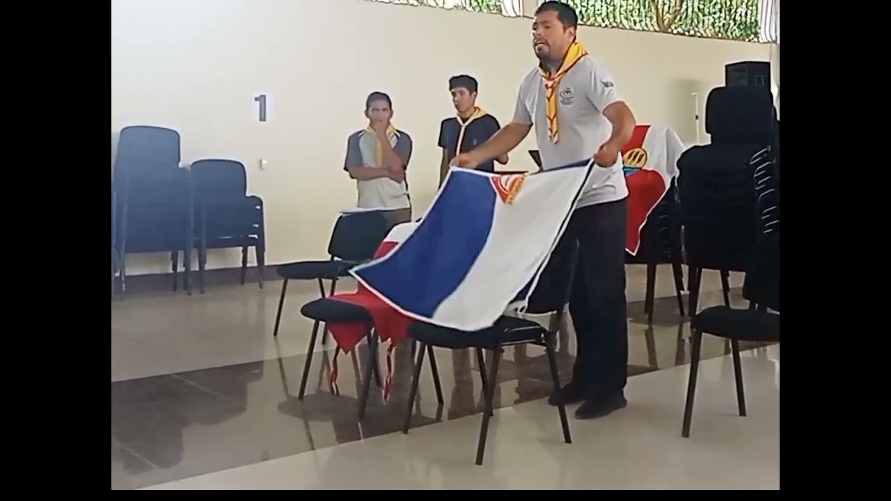 Orden de las banderas en formaciones y eventos