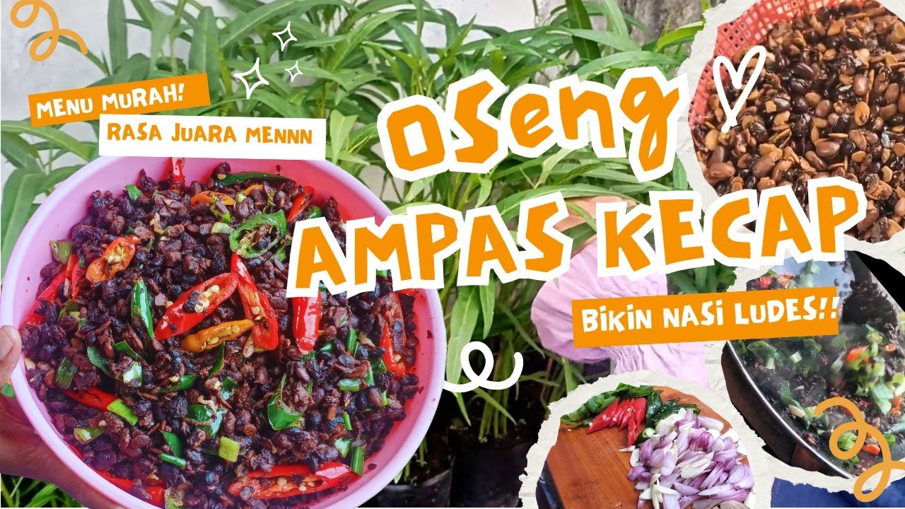 Oseng Ampas Kecap, Menu Murah Rasa Juara Bikin Jebol Nasi #ubegarden #masakancepat
