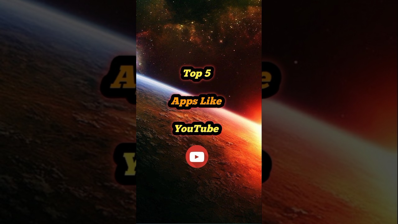Top 5 Apps Like YouTube | #shorts