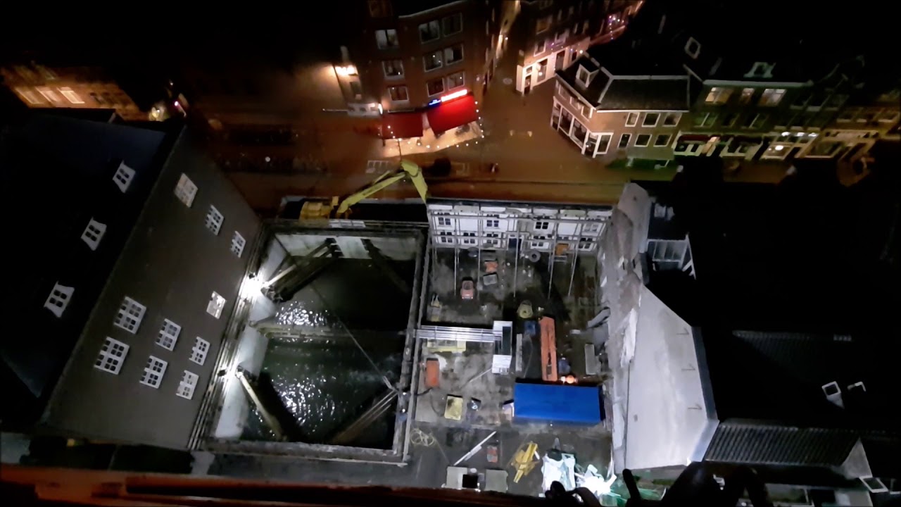 Amsterdam afzinkkelder Reguliersdwarsstraat - Herengracht