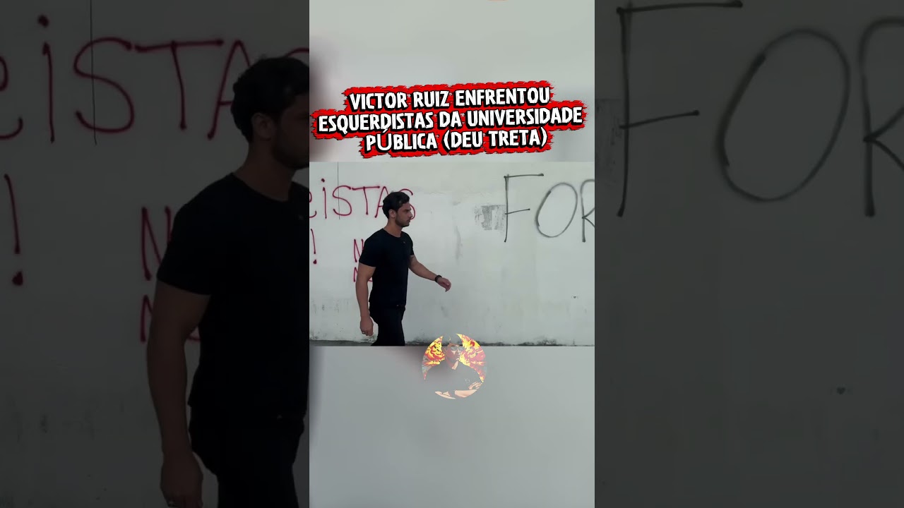 Victor Ruiz acabou com a festa dos esquerdistas da universidade! 