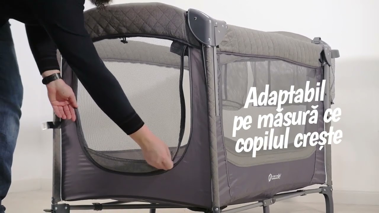 Patut co-sleeper Coccolle Insieme prezentare si montaj - smart-baby.ro