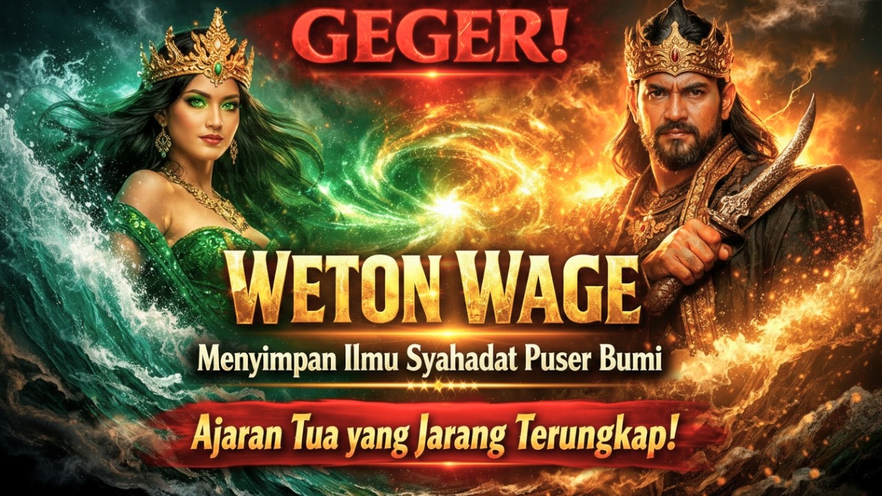 GEGER ! WETON WAGE ternyata menyimpan ilmu syahadat puser bumi ! ajaran tua yang jarang terungkap !