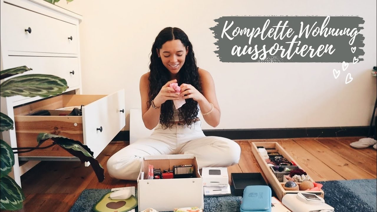 Komplette Wohnung aussortieren vor dem neuen Jahr | Minimalismus | klein Wohnung