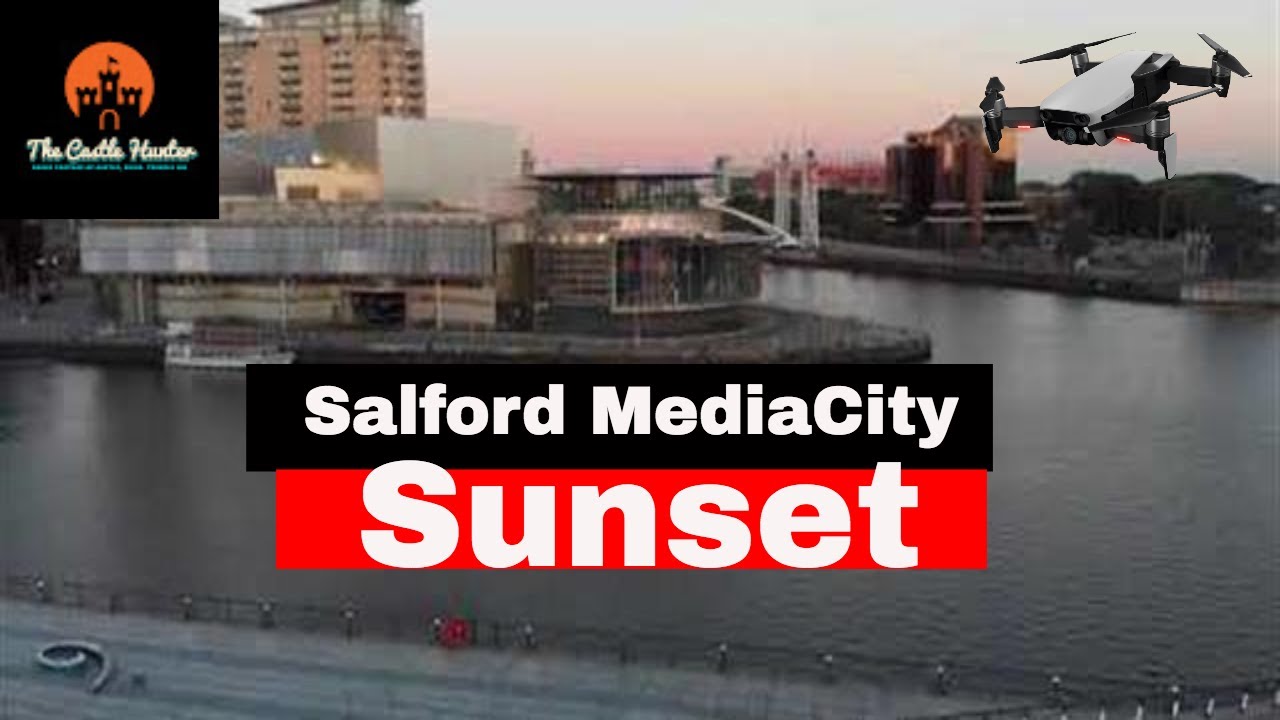 Salford Mediacity Sunset DJI Mavic air