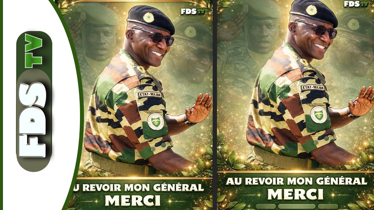 L'hommage du MFA,le Général d'Armée Birame DIOP au CEMGA Mbaye CISSÉ à l’occasion de son départ
