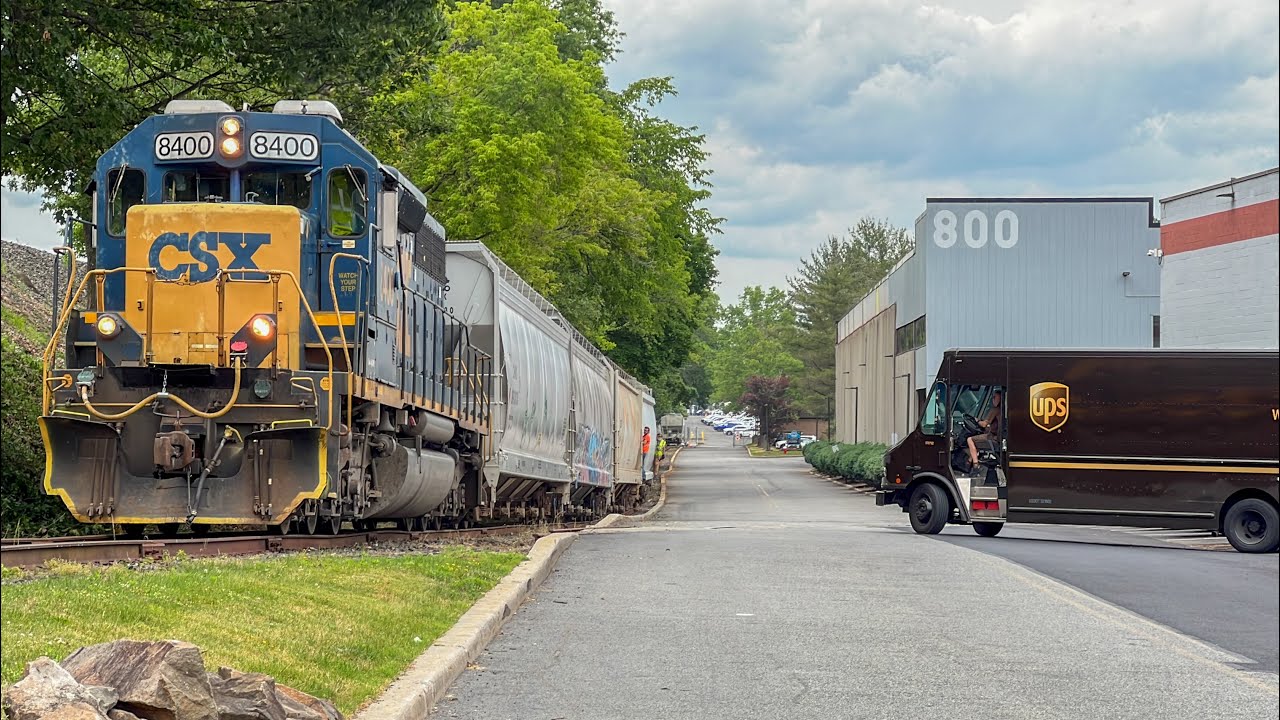 CSX L040 switching Blauvelt, New York