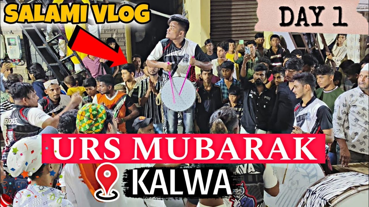 KALWA URS MUBARAK | WHITE TIGER GROUP | SALAMI VLOG | NASHIK DHOL | 2024 #zainnavrangevlogs #shorts