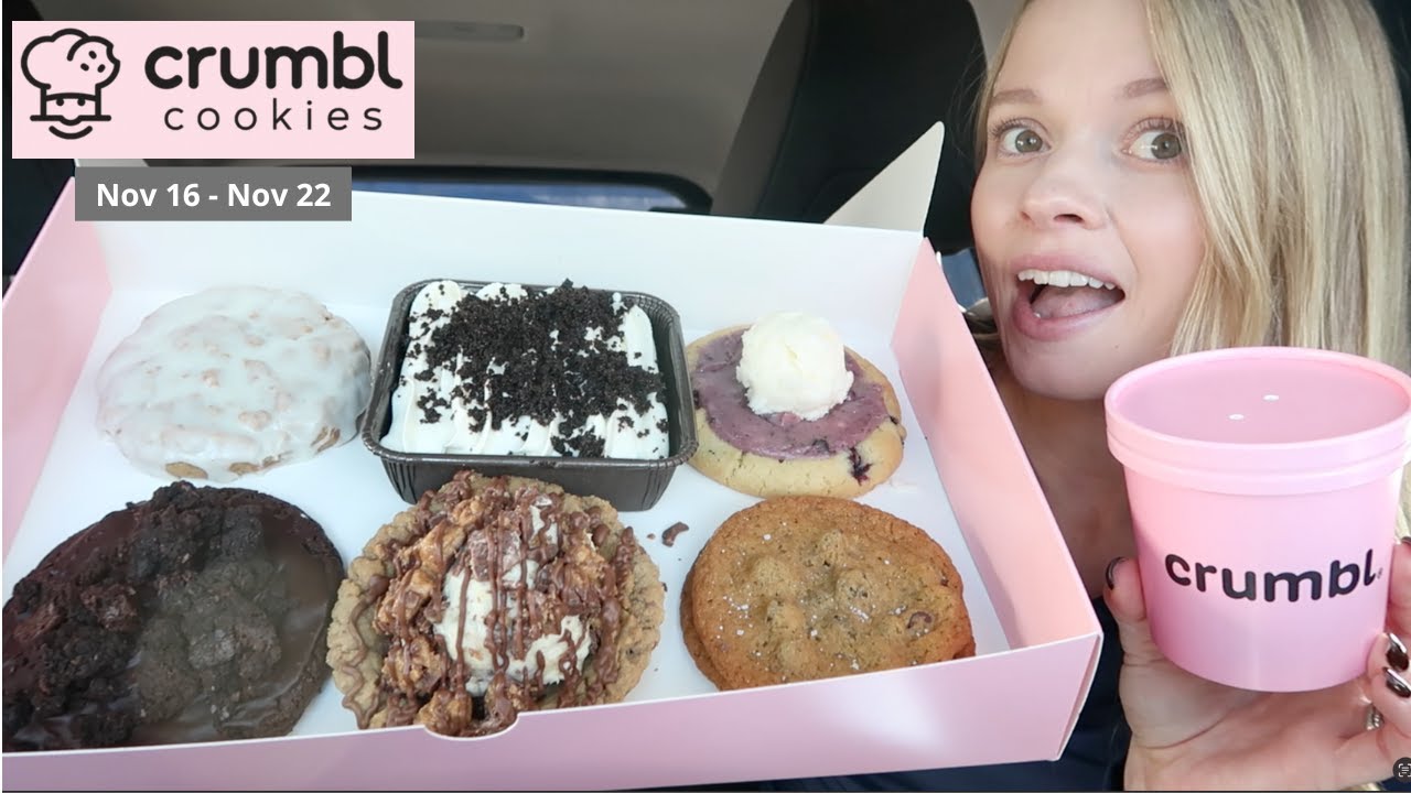 НОВЫЕ вкусы печенья CRUMBL на этой неделе: печенье с кремом, кекс Tres Leches, банановый пудинг, ...