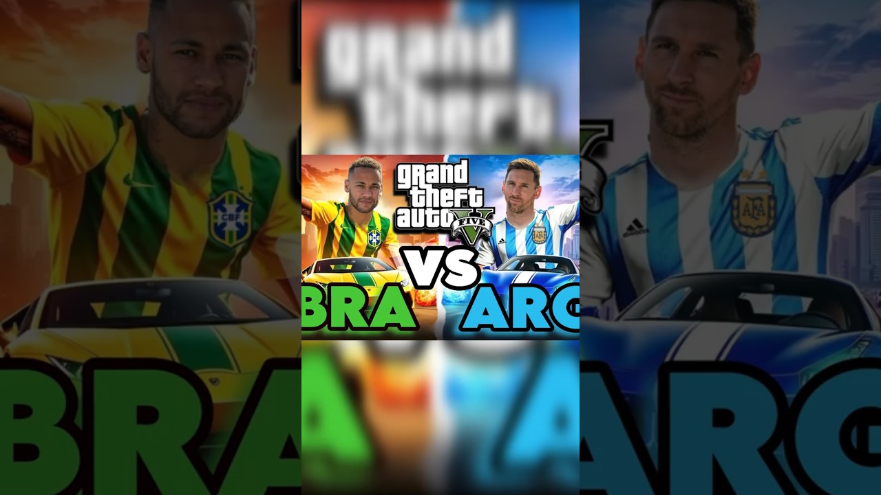 GTA 5 - BRASIL vs ARGENTINA Part.1 #gta5  #gtav  #gta5mods   #gta5desafios #gta5brasil