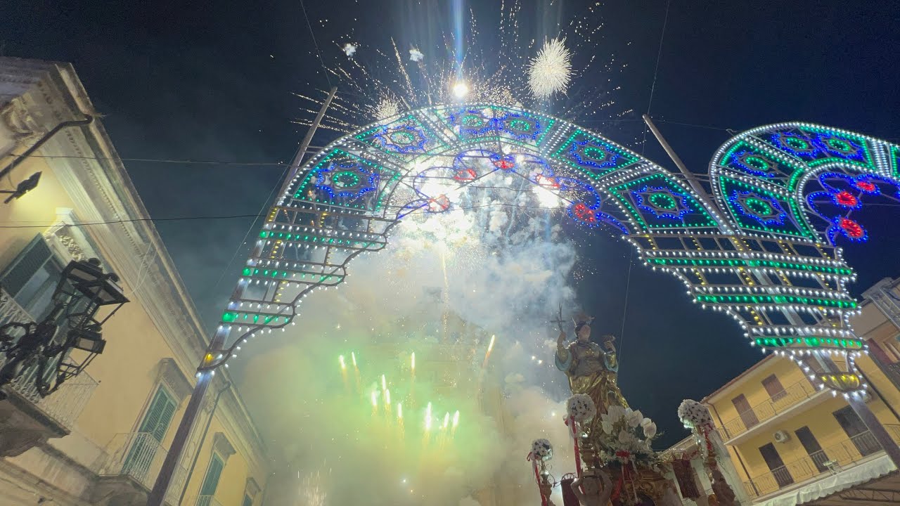 Spettacolo Pirotecnico Ottava Santa Sofia SORTINO 17 Settembre 2024