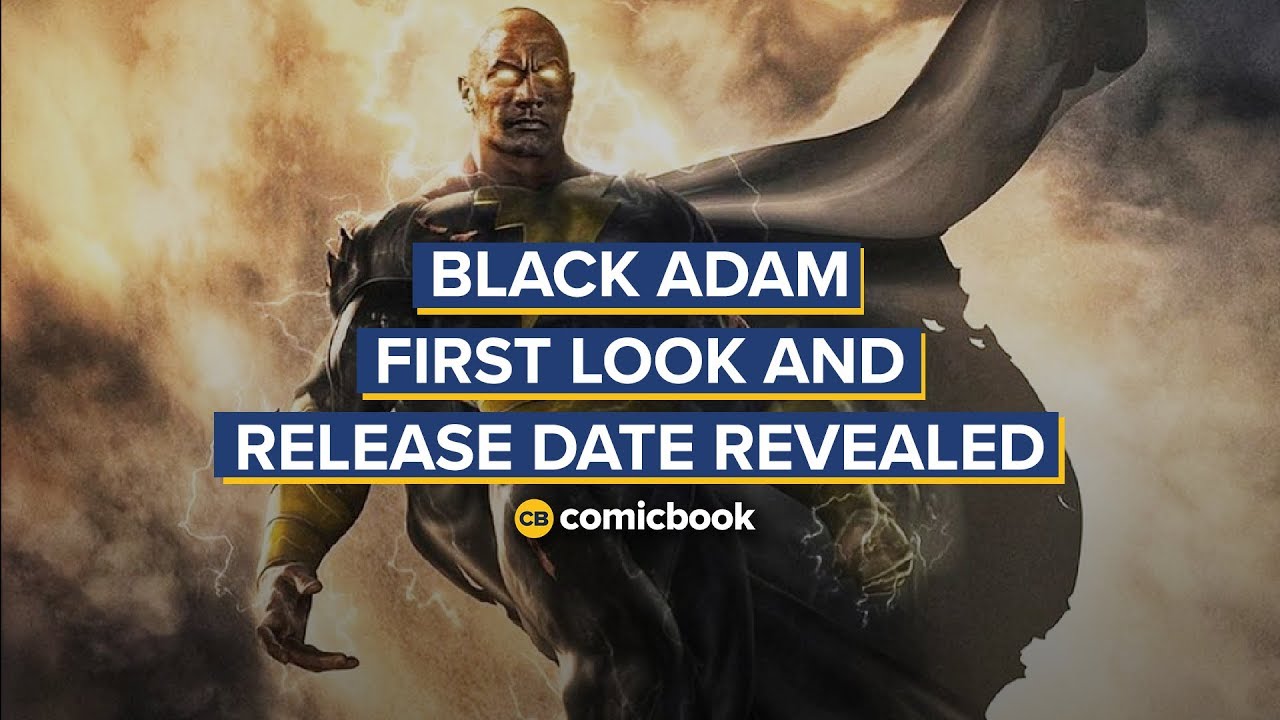 BREAKING: Black Adam First Look and Release Date Revealed