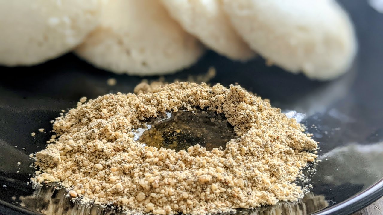 karuppu ulundhu podi recipe | ulundhu podi recipe in tamil | Black Urad Dal podi
