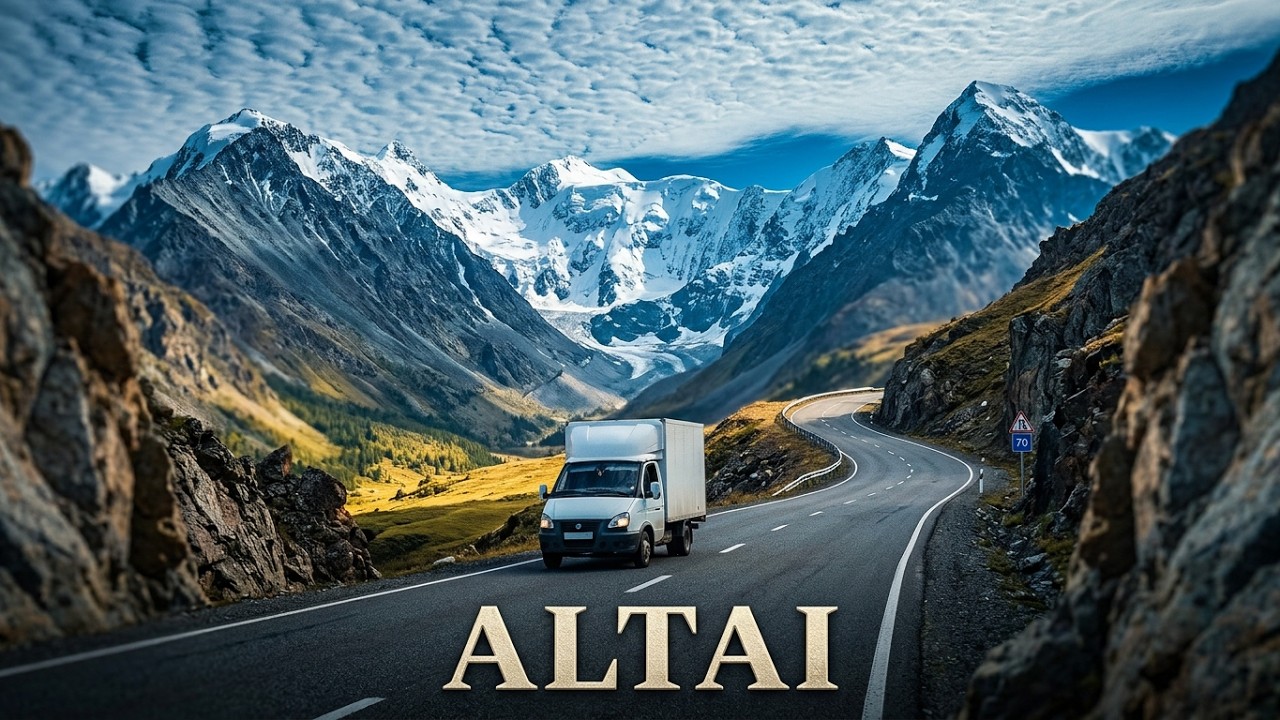 4k Driving in Russia Altai mountains #relaxing #yoga #therapy #nature #russia