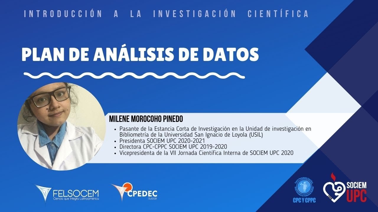 Plan de An&aacute;lisis de Datos