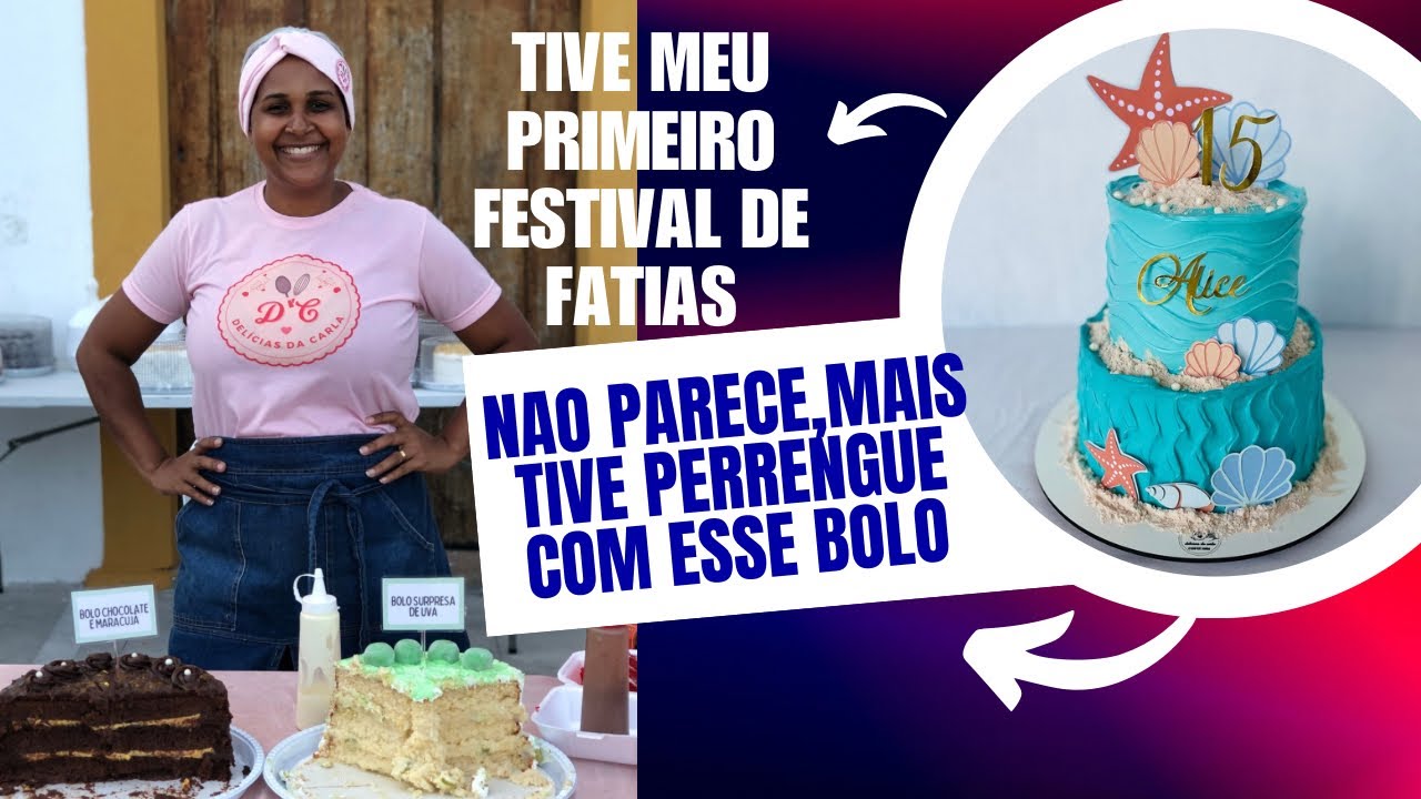 Meu Primeiro Festival de Fatias 🍰 | Vlog + Perrengue com Bolo de Andar