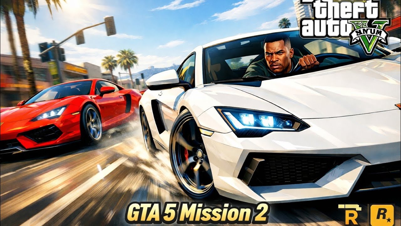 HIGH SPEED CHASE! 🏎️ | GTA 5 Mission #2 (Franklin and Lamar) - Gameplay Hindi