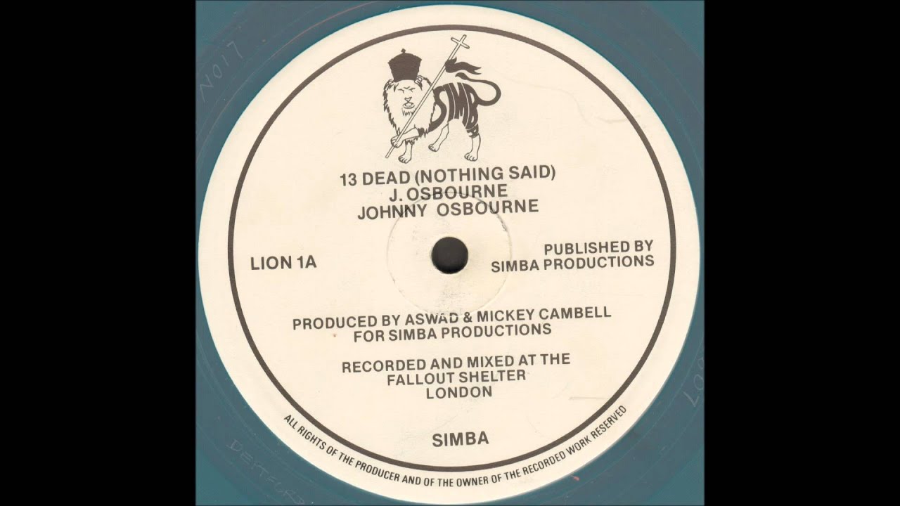 Johnny Osbourne - 13 Dead