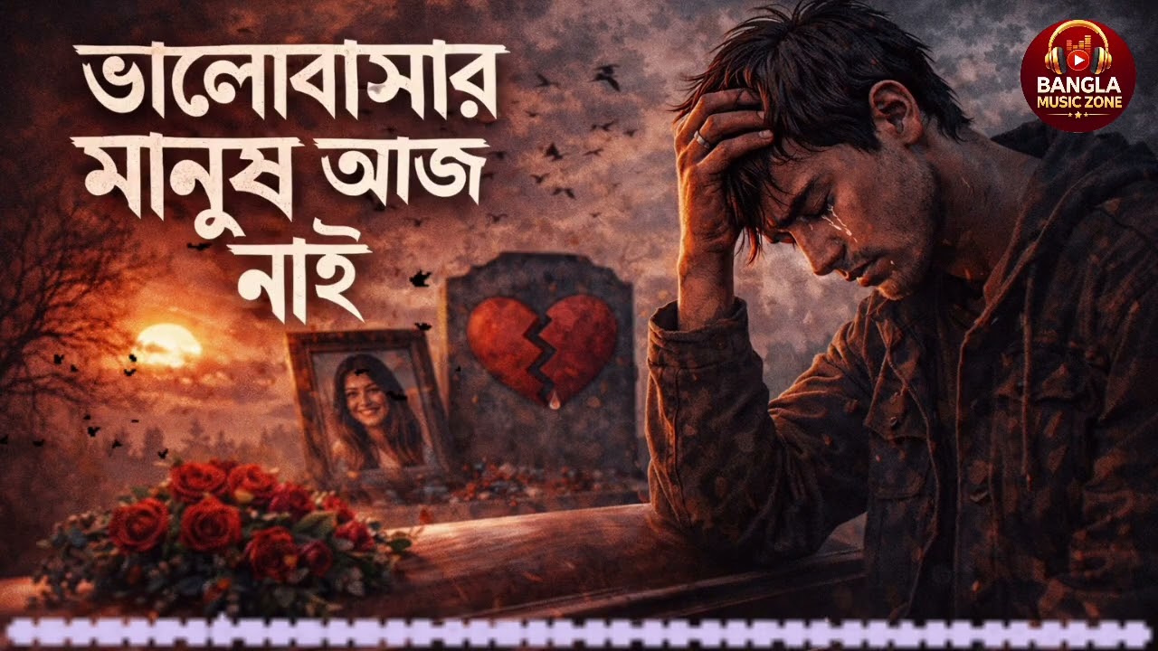 ভালোবাসার মানুষ আজ নাই 💔😭 | Bangla Music Zone | Bangla sad song | New bangla song 2026 |