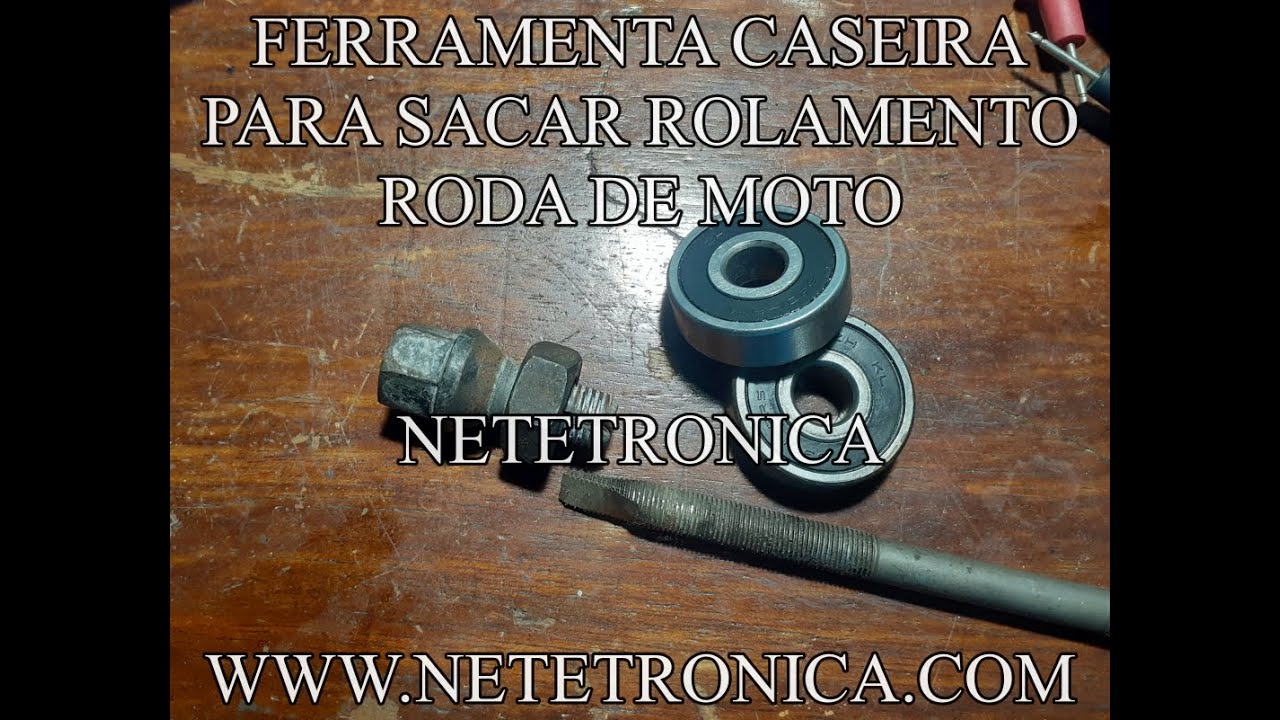 Saca Rolamento Caseiro de Roda de Moto