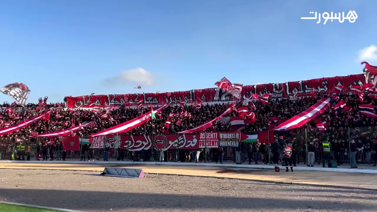 الوينرز يلهب مدرجات ملعب البشير بالمحمدية في مباراة الشباب والوداد الرياضي في البطولة