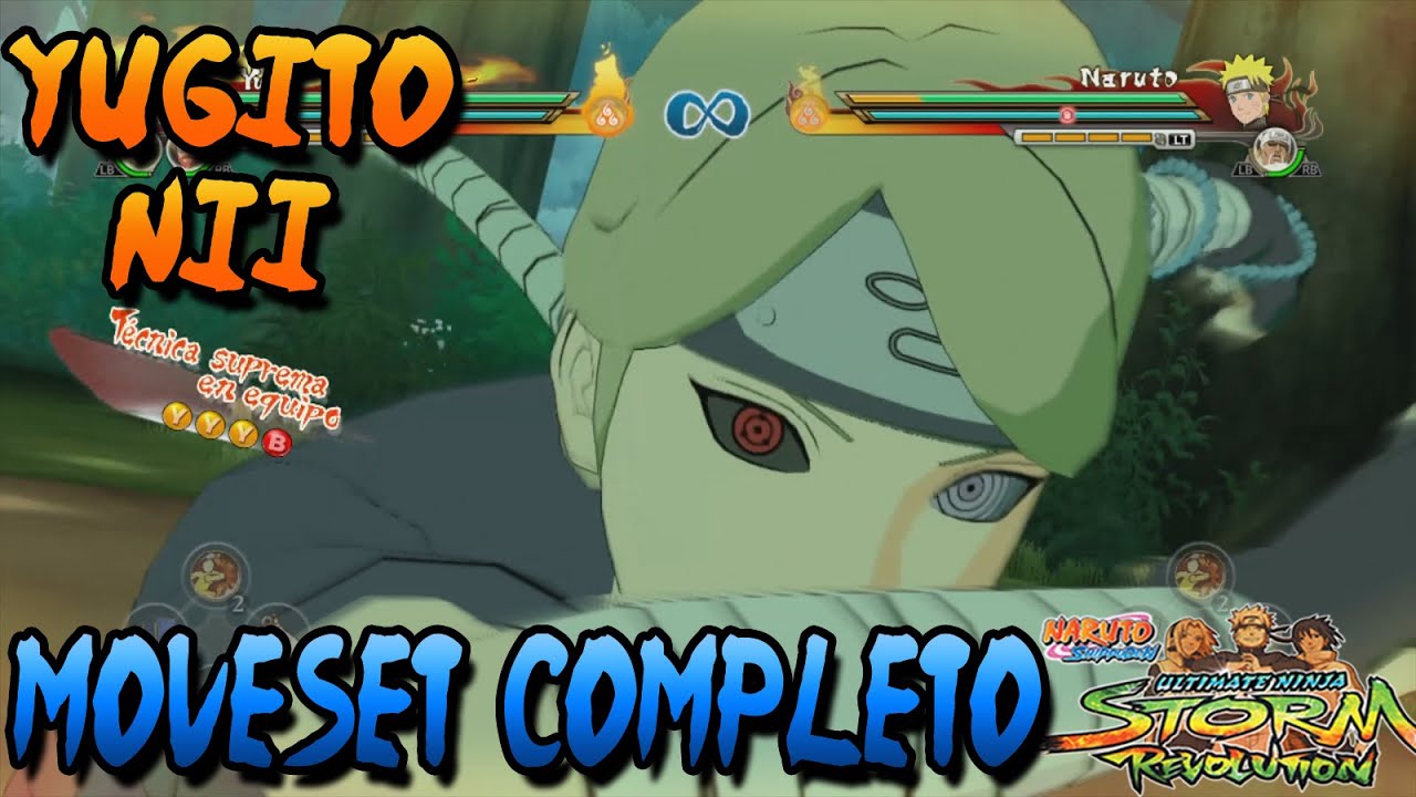 Naruto Storm Revolution: Yugito Nii Moveset Completo