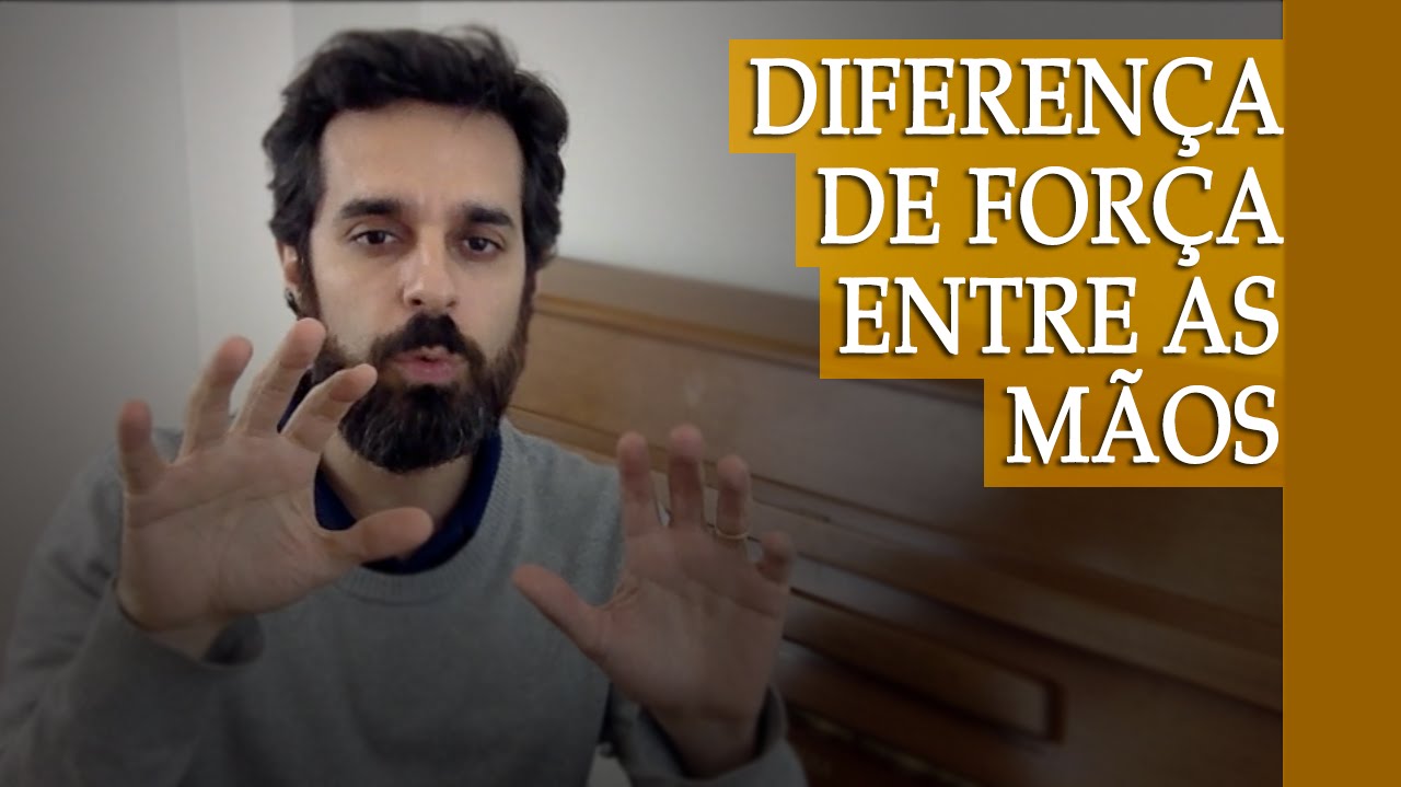 Exercício para aplicar forças diferentes entre as mãos (Dinâmica ao piano)