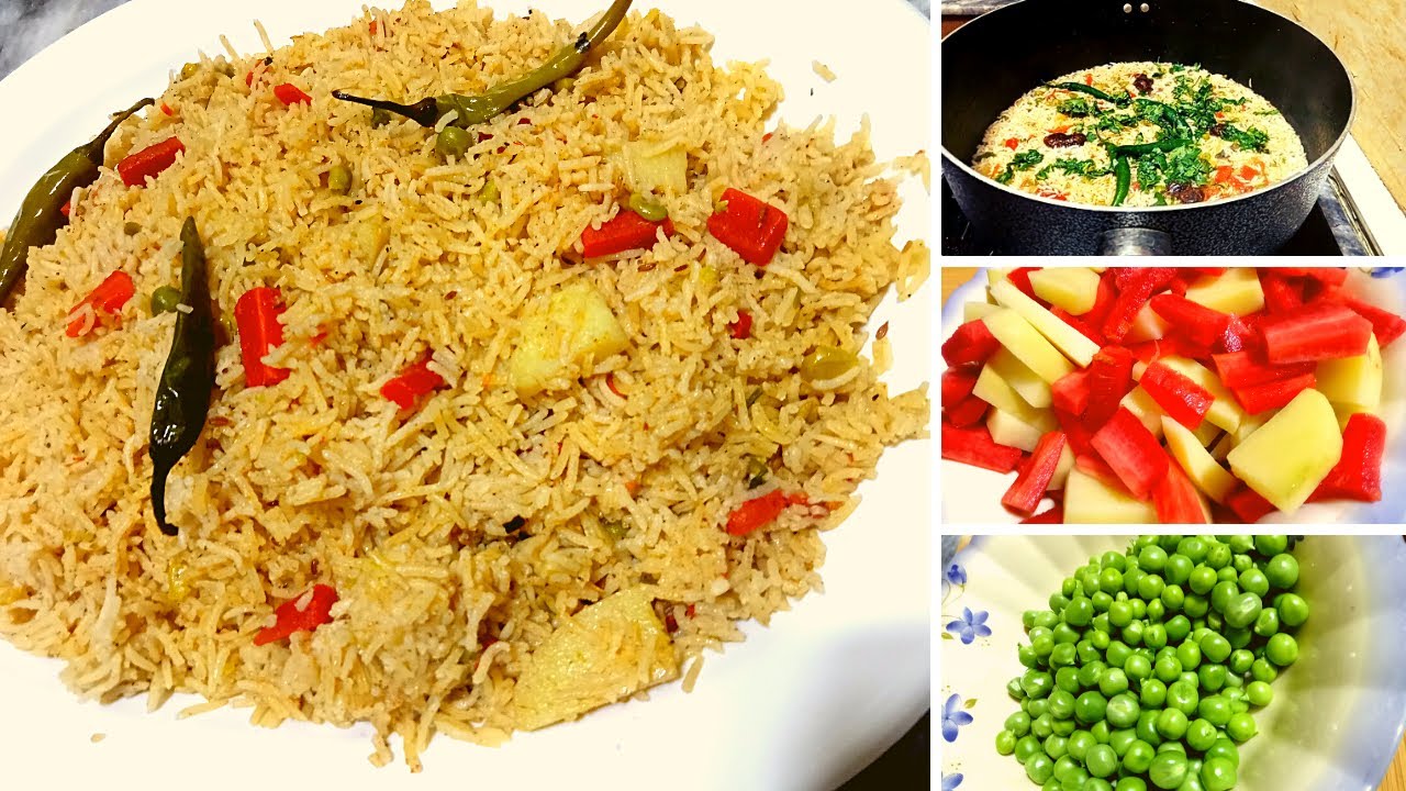 Make perfect best vegetable rice recipe.