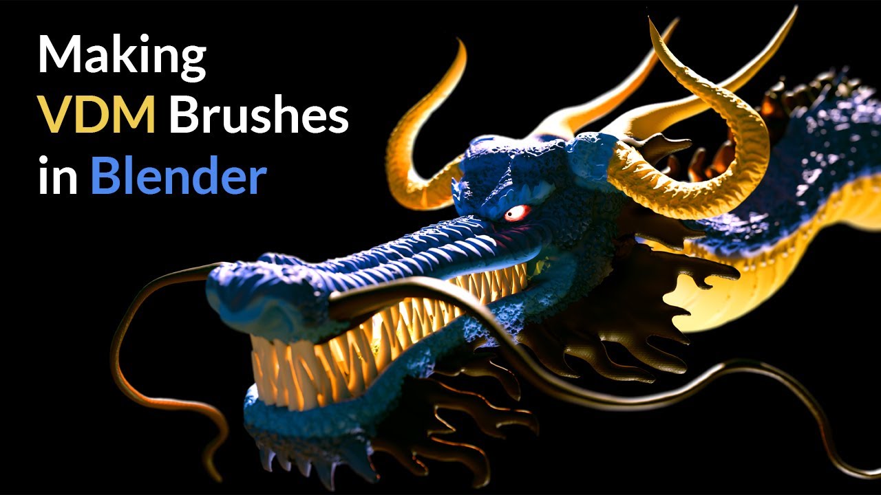 How to create and use VDM brushes | Blender Secrets