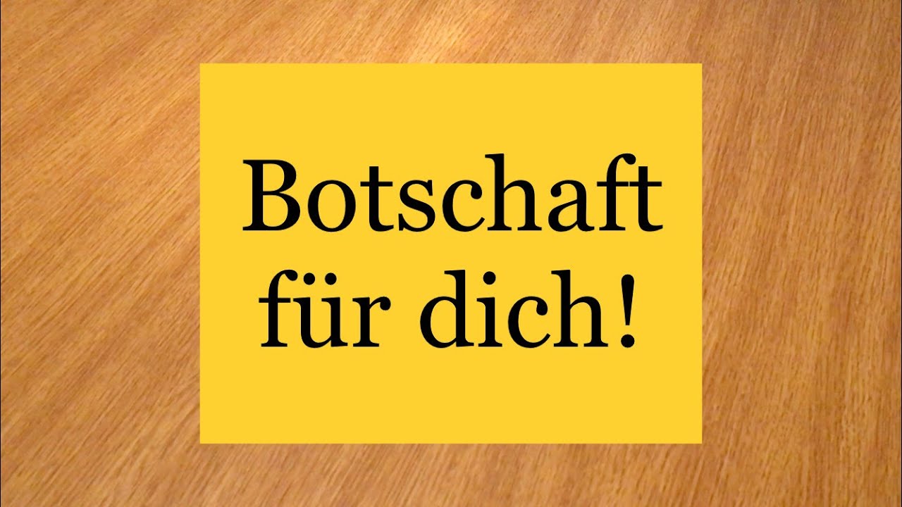Botschaft f&uuml;r dich - Auswahlorakel