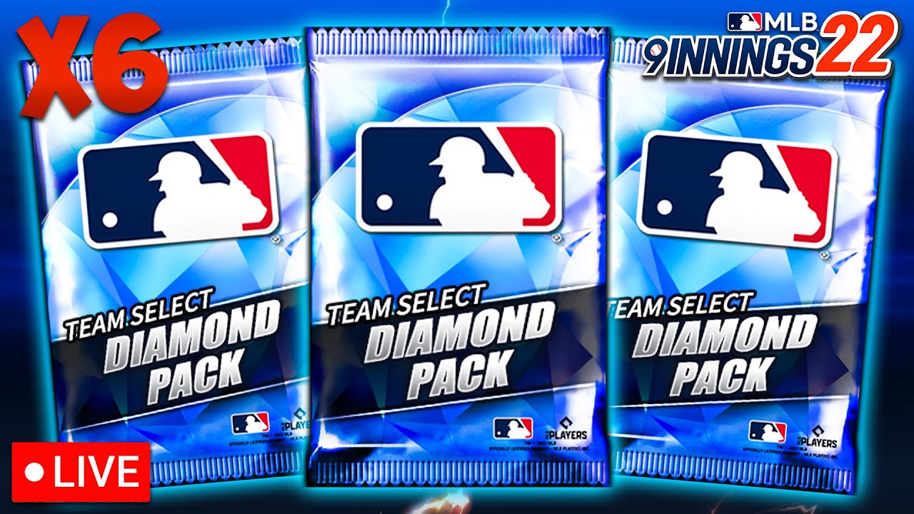 🔴LIVE | MLB 9 Innings 22 - 6 Team Select Diamond Pack Opening!