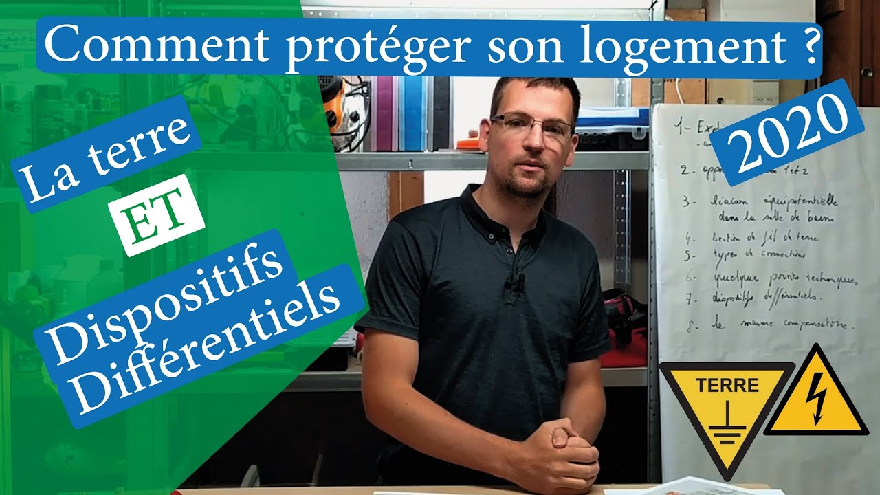 [ ÉLECTRICITÉ ] LA TERRE,  DIFFÉRENTIELS, LIAISON ÉQUIPOTENTIELLE ET MISE EN SITUATION