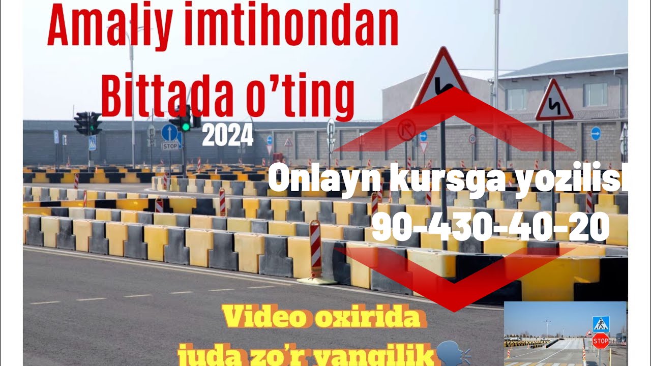 Amaliy Imtihon Tushuntirishi: Haydovchilik Sinovidan Oson O’ting! 🚦