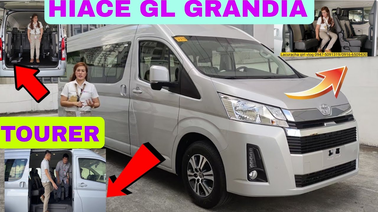 2023 FULL SPECIFICATIONS HIACE GL GRANDIA TOURER 2.8 DSL AT... Equipped with DCM