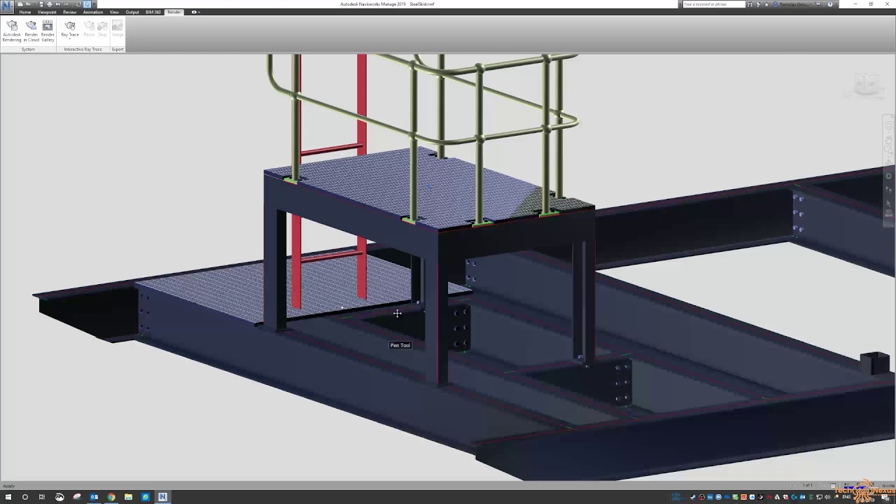 Advance Steel in Navisworks - Rendering day!