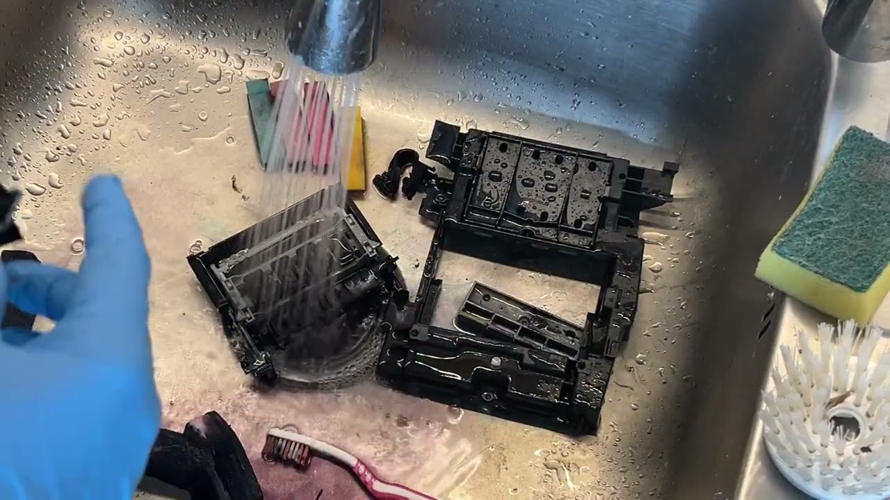 How to Clean HP 500 800 519 Service Station 21:10 Error part