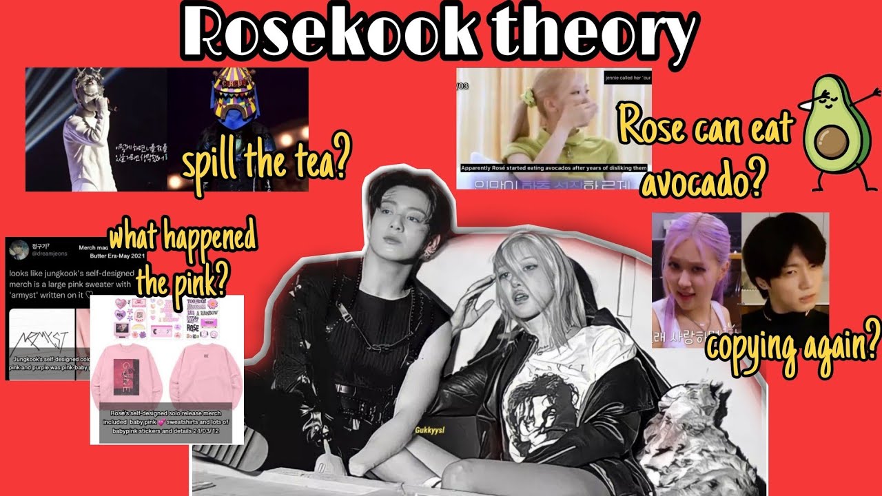 Rosekook theory 🤍 king of mask, what happened with the pink, model, copying again