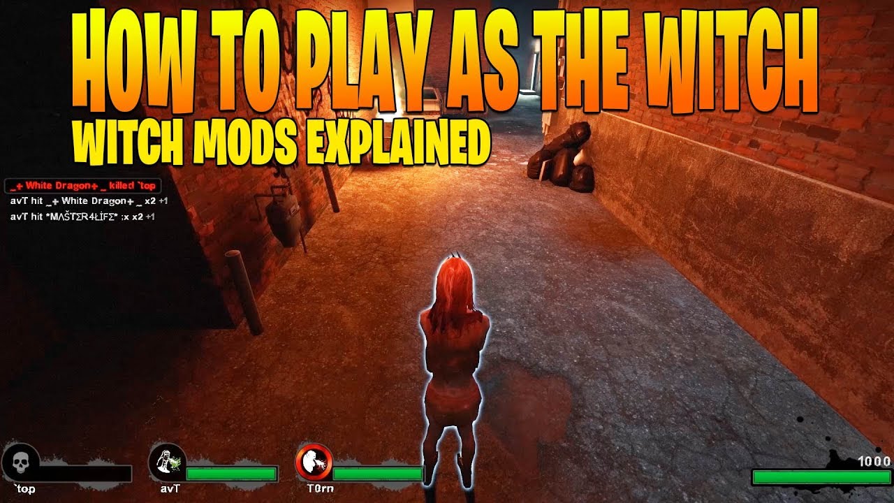Left 4 dead 2 - How to play as the witch and witch mods explained