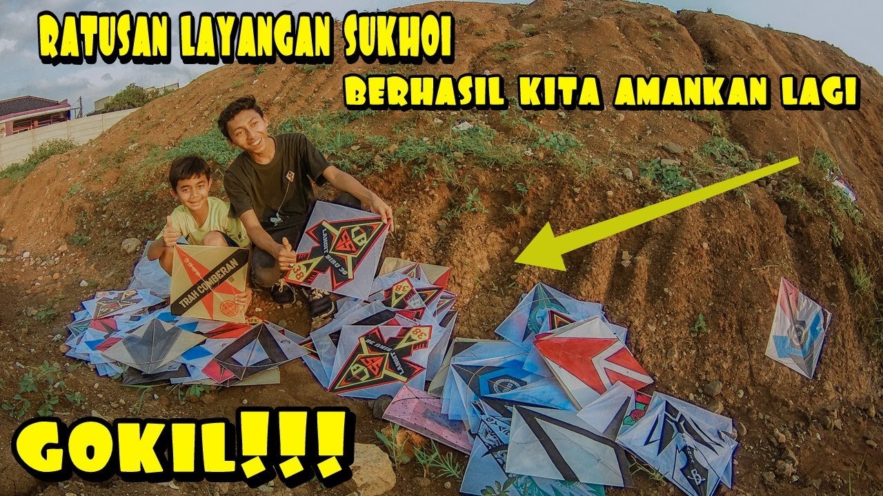 MENGAGUMKAN!!! Ratusan Layangan Sukhoi berhasil kita amankan lagi
