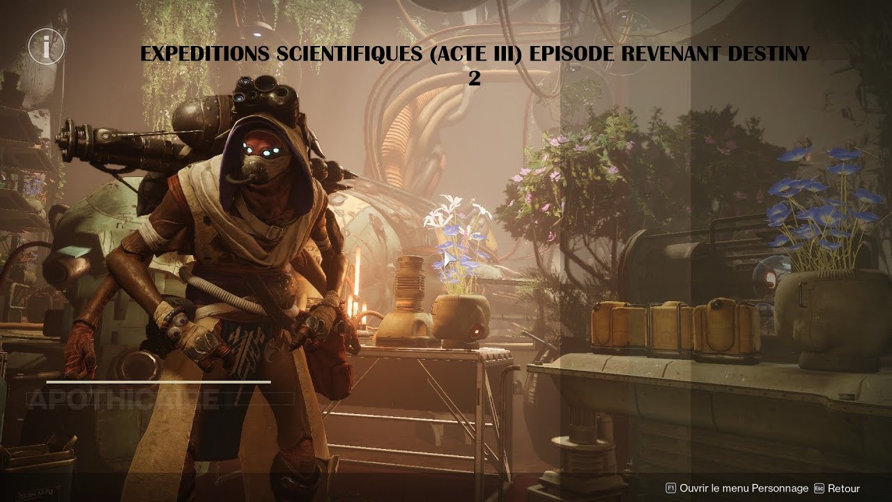 Film des Expéditions Scentifiques de l'Acte III Episode Revenant destiny 2