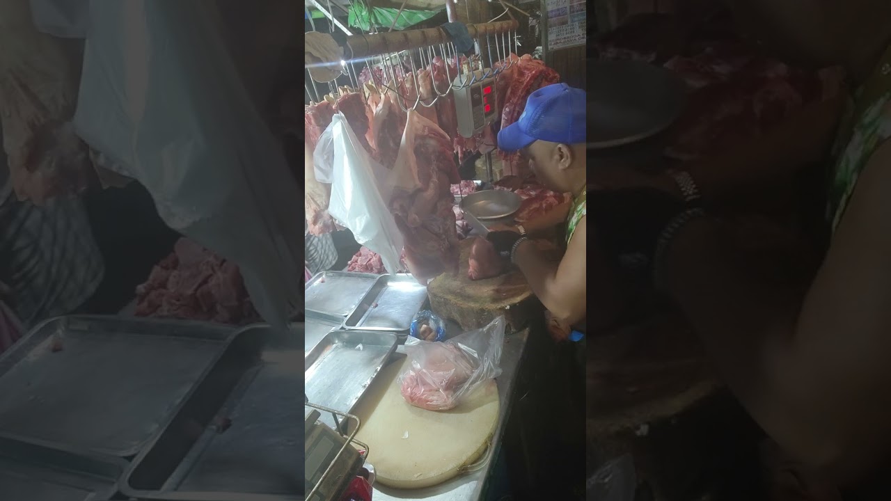 Umpisa na tayo Ngayon dito sa meat shop