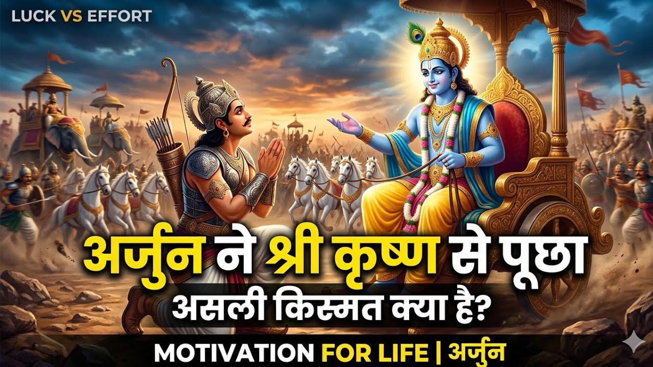 अर्जुन ने श्री कृष्ण से पूछा