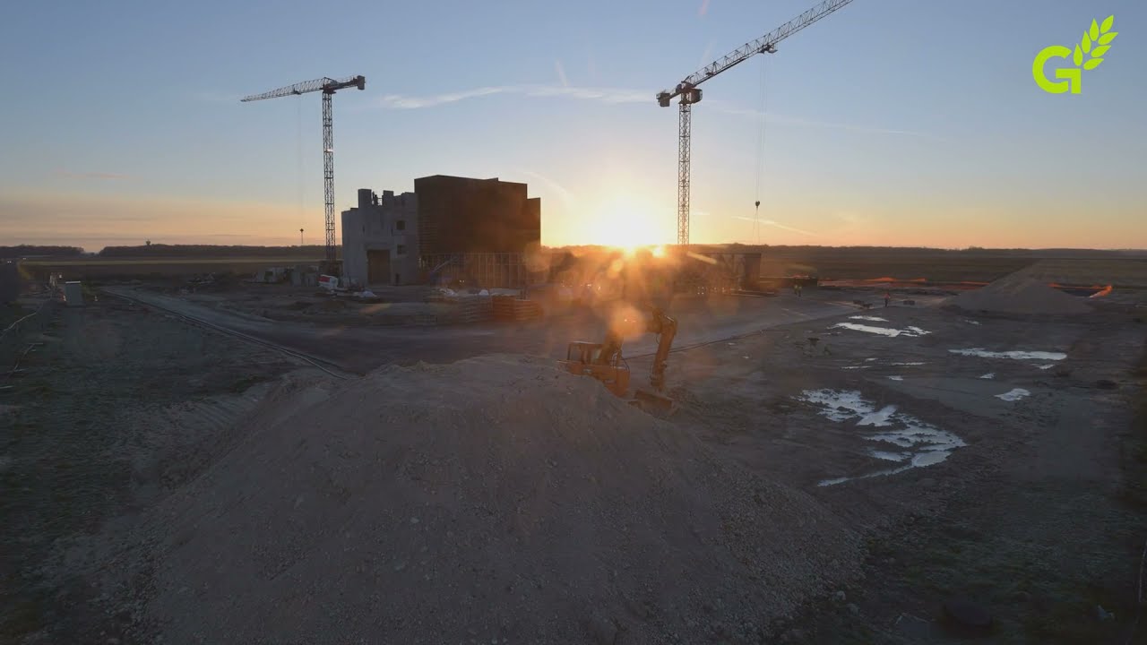 CAPROGA - Construction du silo de Saint-Hilaire - Timelapse