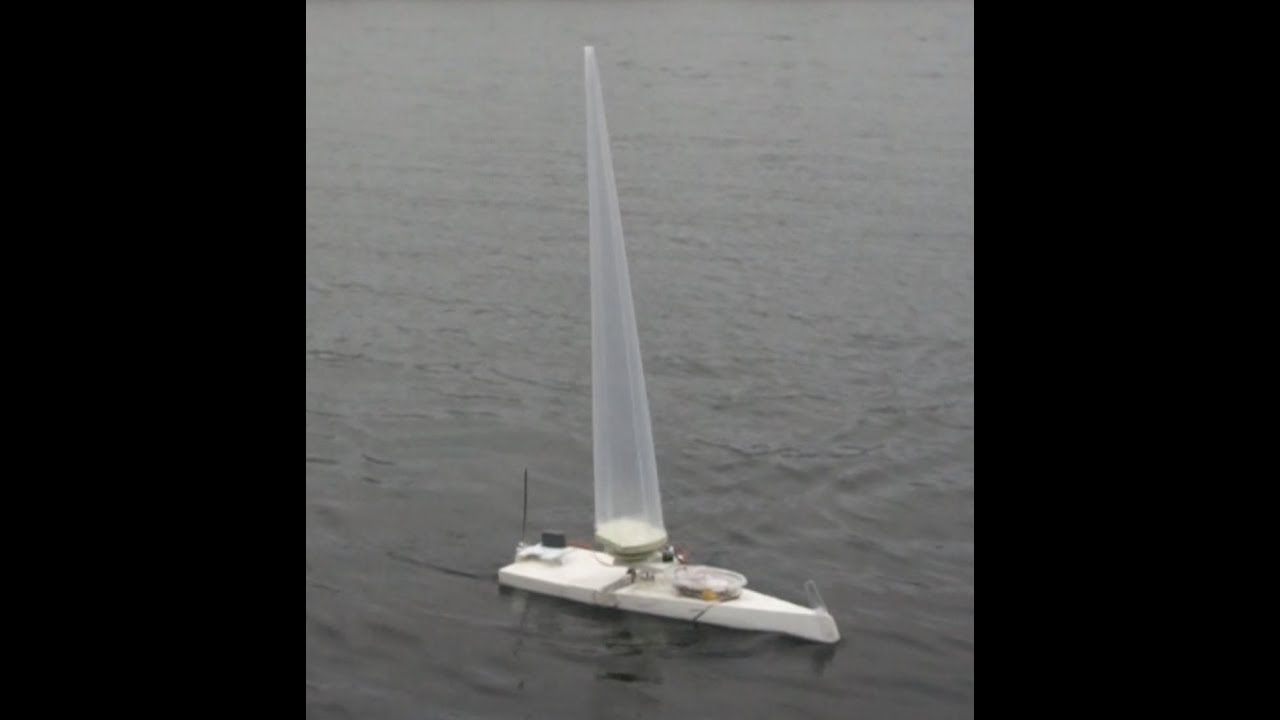 Inflatable Rotor sail in model scale