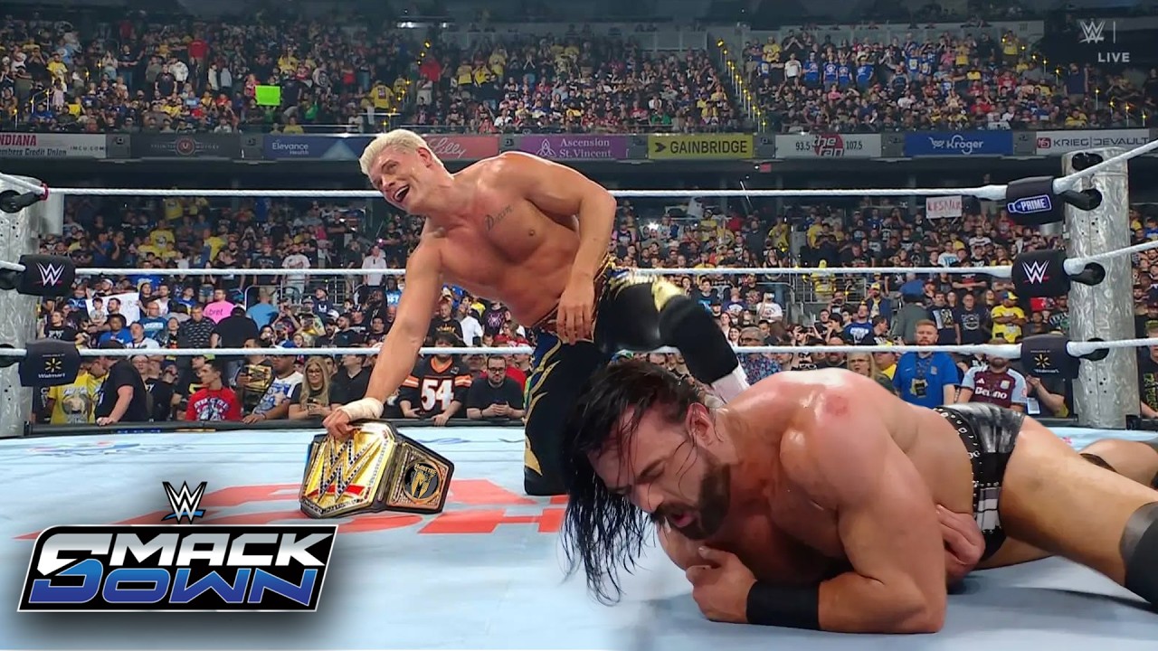 WWE SmackDown...CODY RHODES DETHRONES DREW...ROMAN REIGNS SHOCKED BY CM PUNK..AUSTIN THEORY JOB DONE