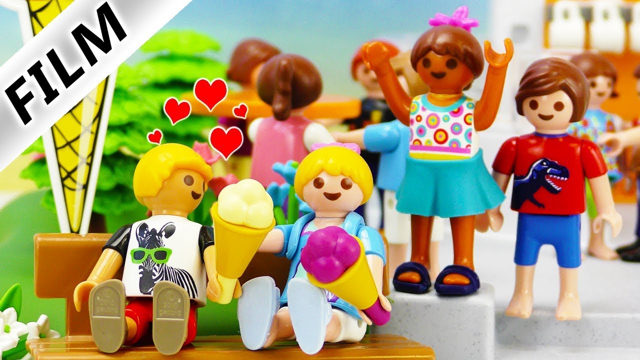 Playmobil Film deutsch | HANNAH + PHILIPPs EISDIELEN DATE | Mathe lernen oder Eis essen? Kinderserie